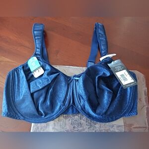 Bali Minimizer Underwire Bra Navy Blue 40D NWT